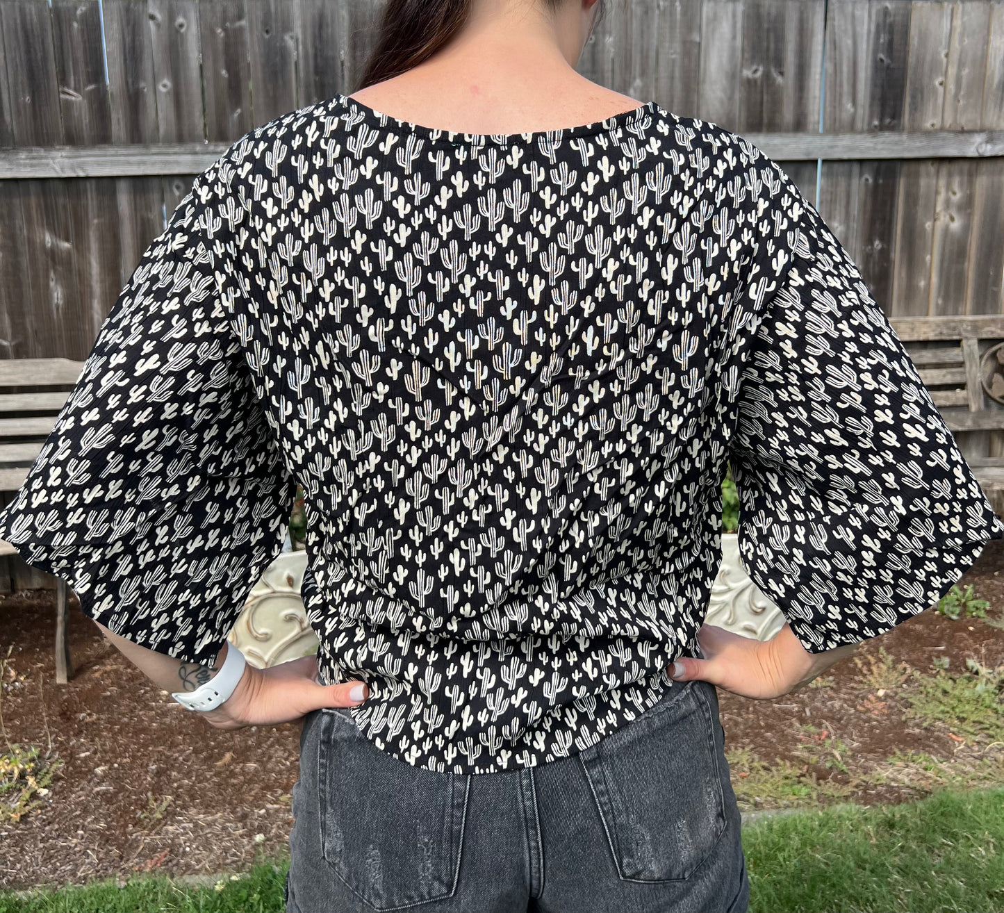 Nostalgia Desert Cactus Blouse