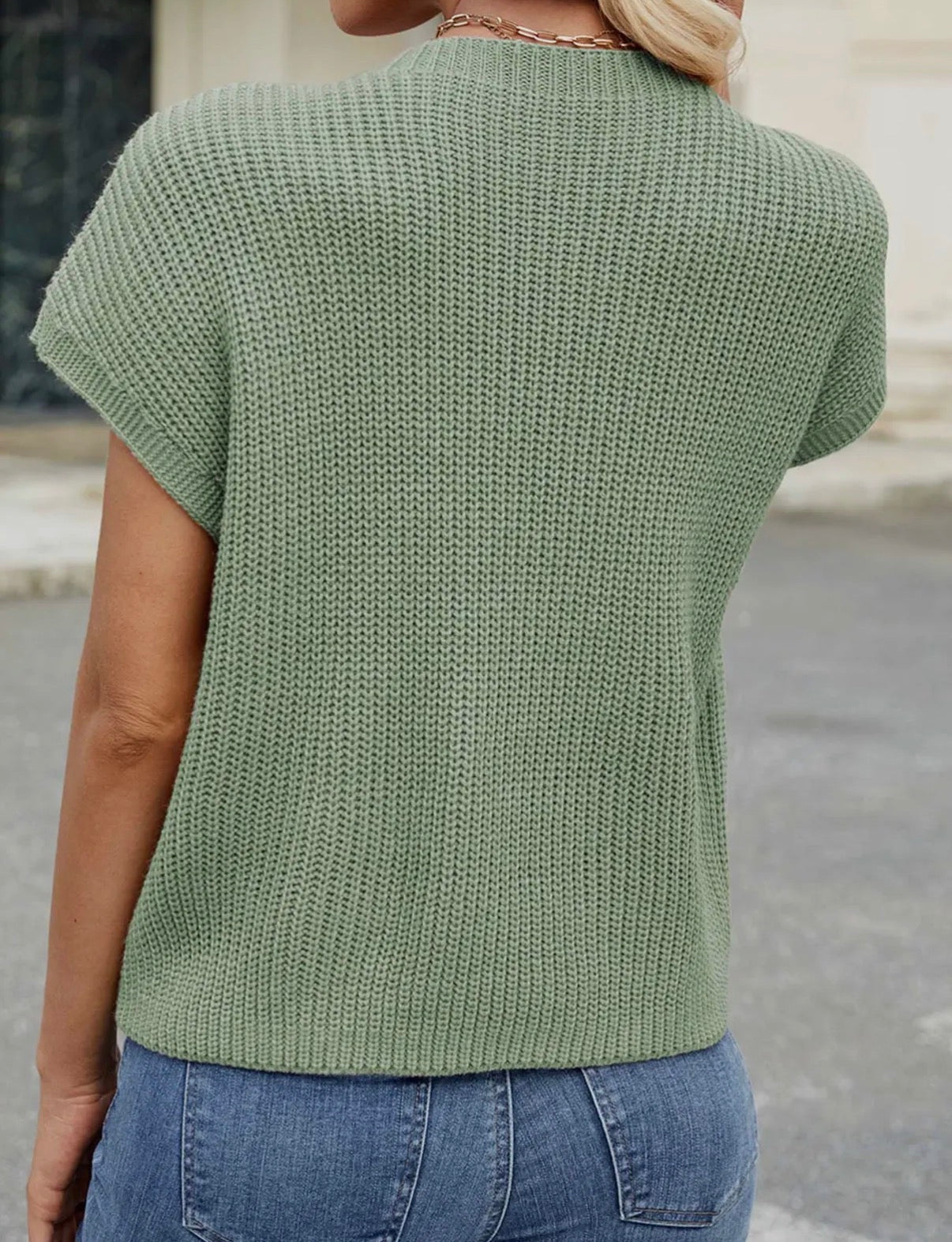 Casual Short Knitted Top