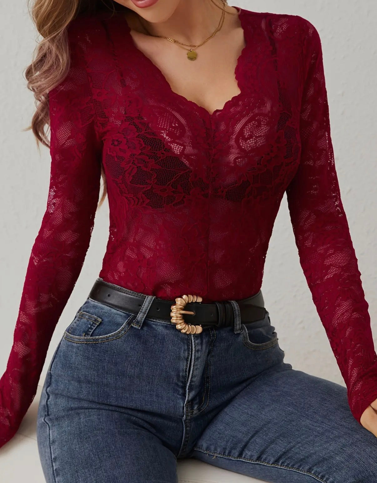 Floral Lace Top