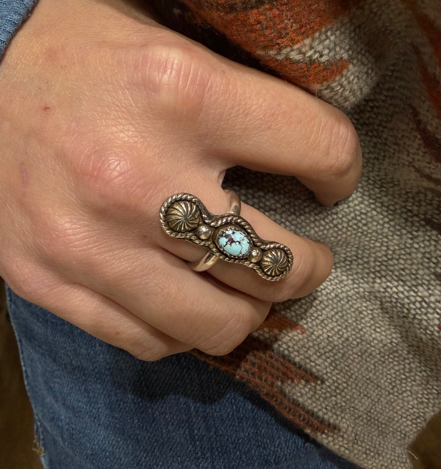 Golden Hills Turquoise Sterling Silver Ring