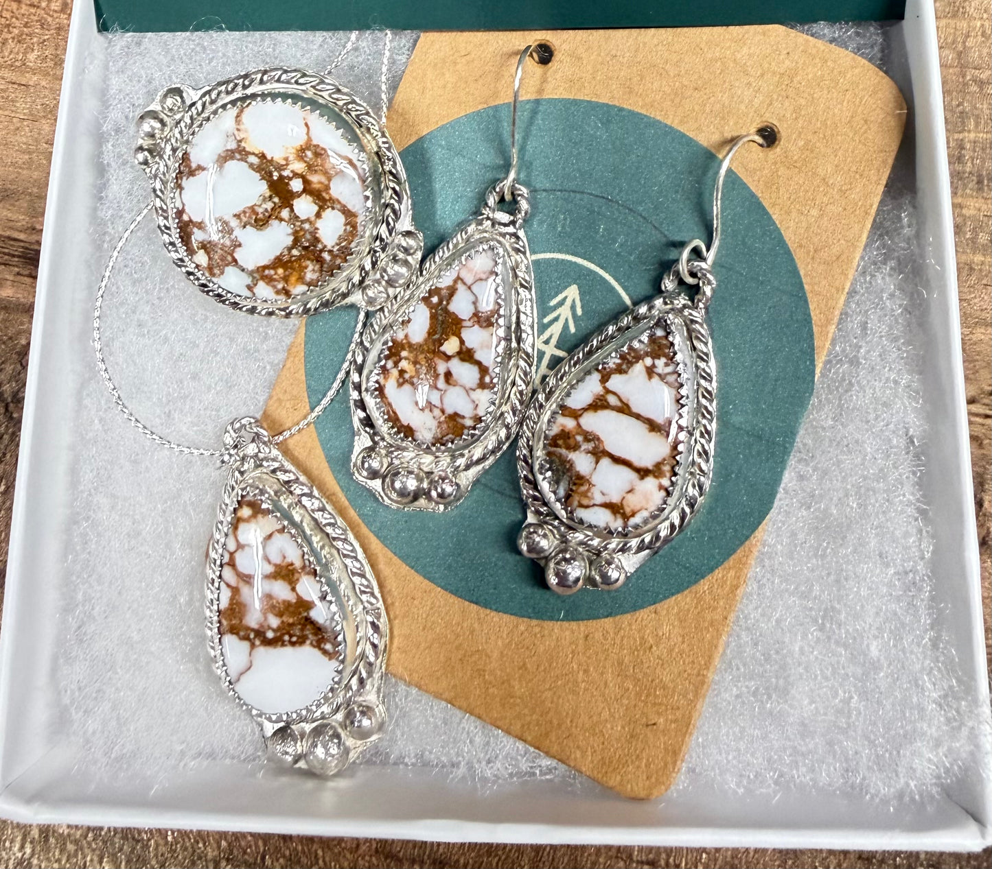 Wild Horse Sterling Silver Set