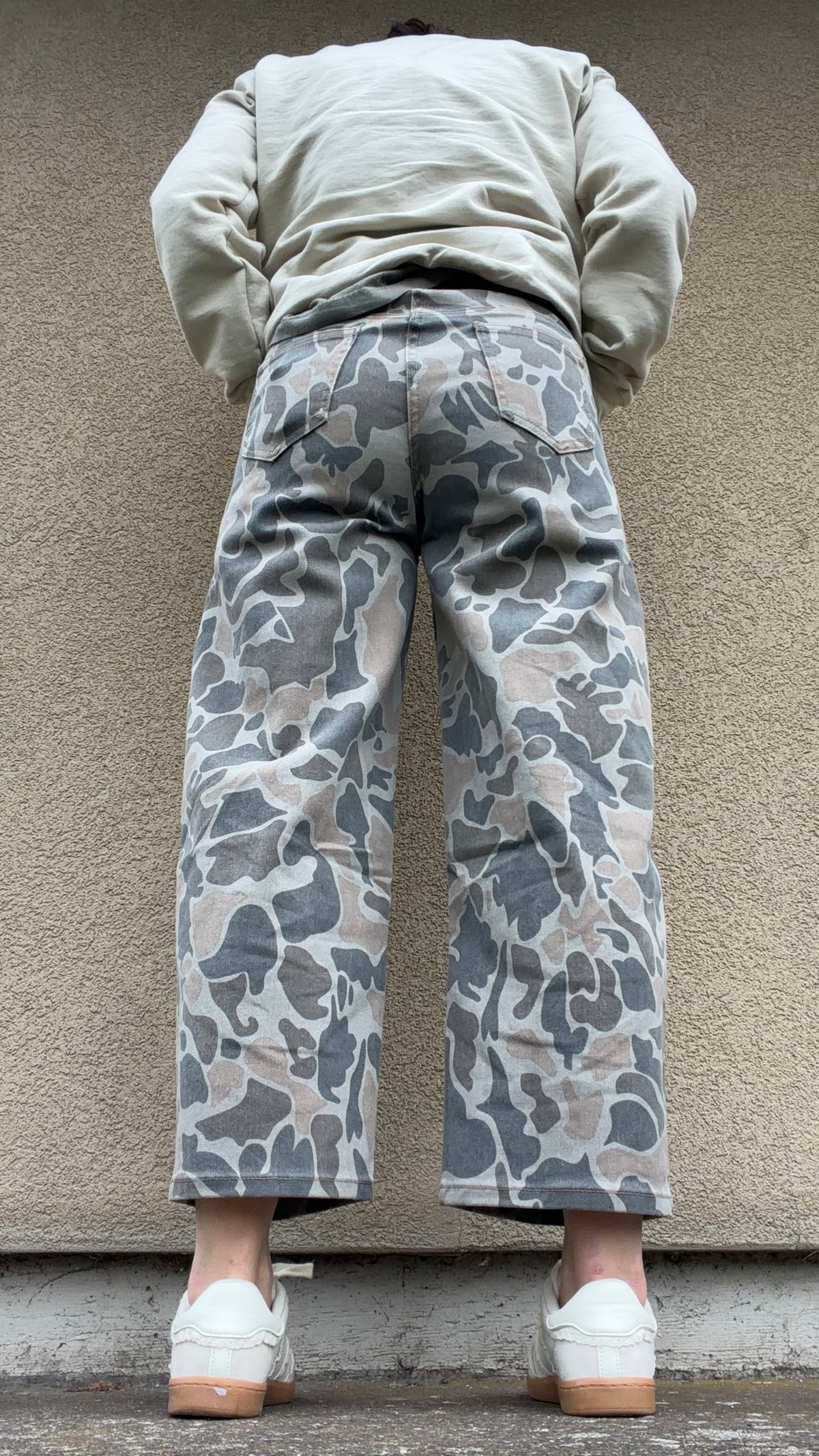 Multicolor Camouflage Shift Ankle Length Jeans