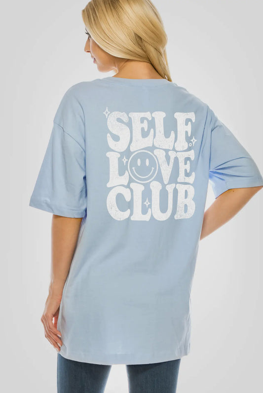 “Self Love Club,” Oversized Tee