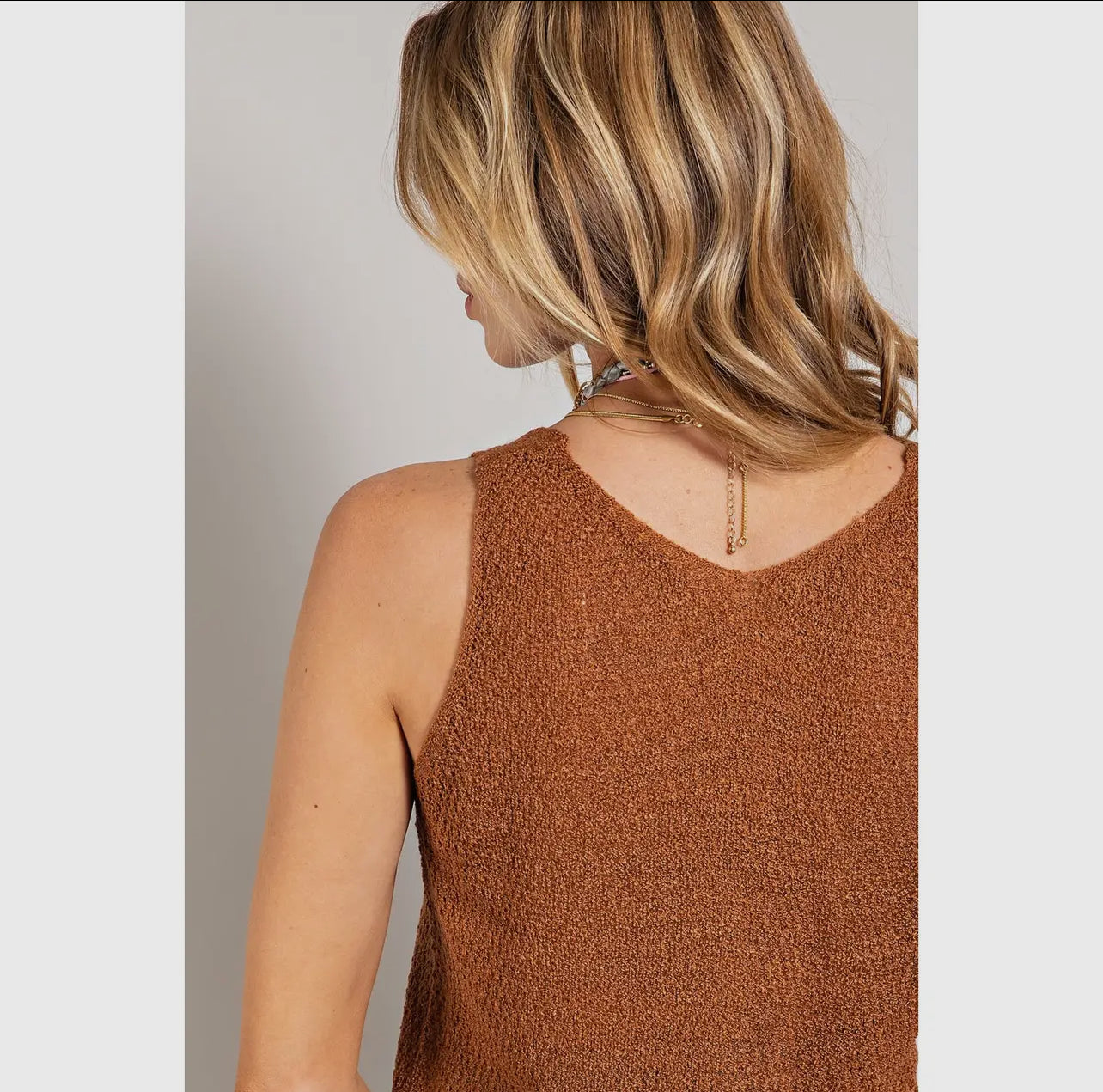 “Cable Car,” Knit Tank
