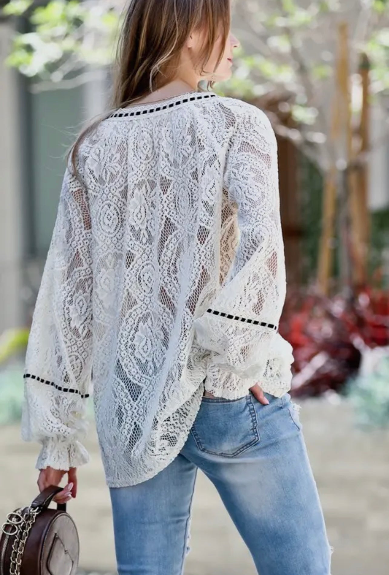 Holiday Lace Top