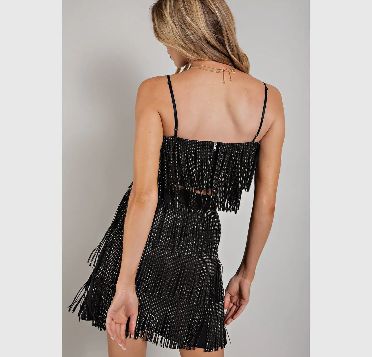 Rhinestone Cowgirl Fringed Top