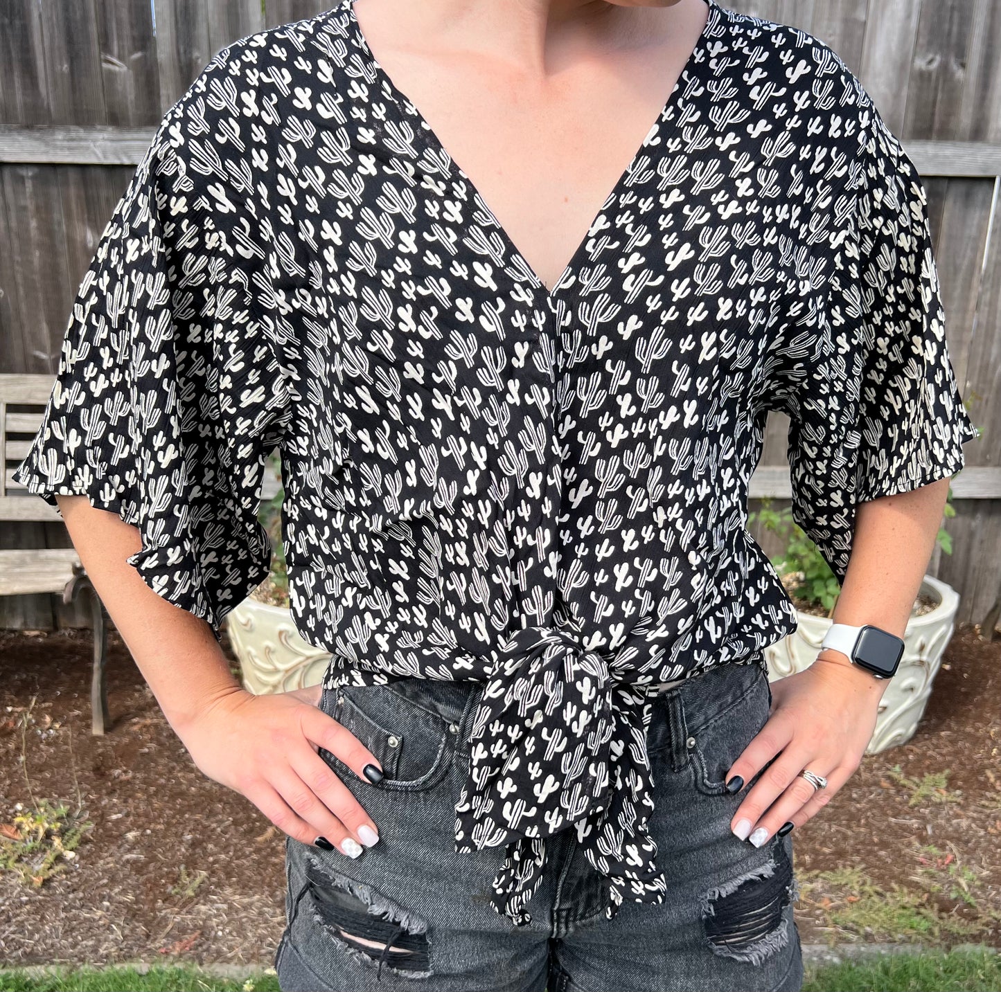 Nostalgia Desert Cactus Blouse