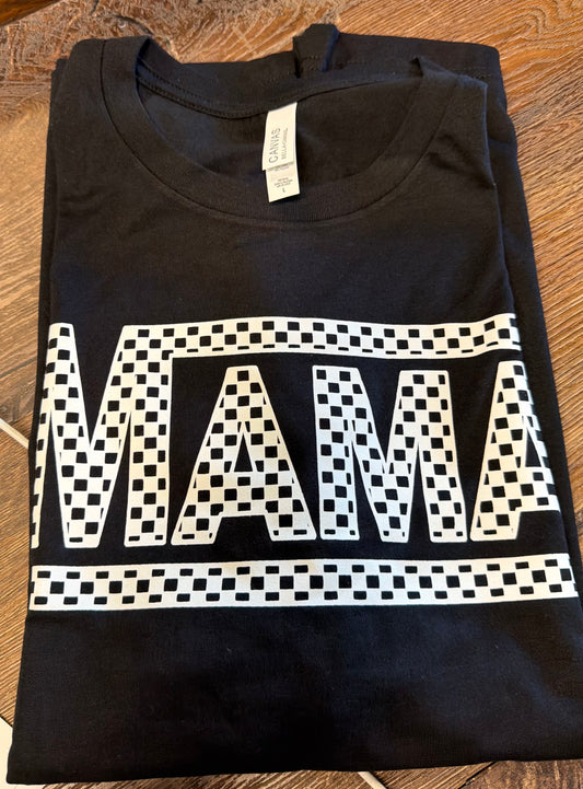 Checkered Mama Graphic Tee