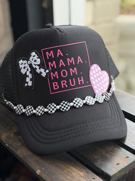 The Mom Mesh Snap Back Trucker Hat