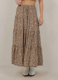 Paisley Tiered Maxi Skirt