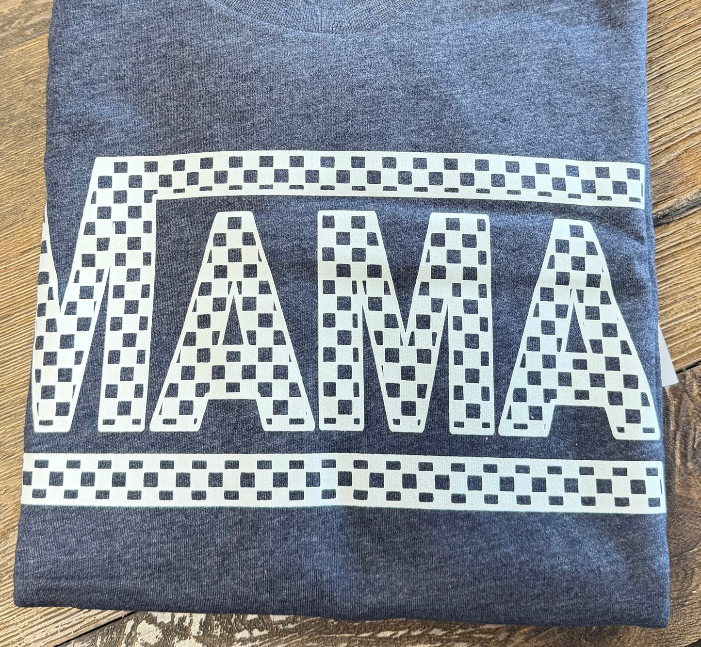 Checkered Mama Graphic Tee