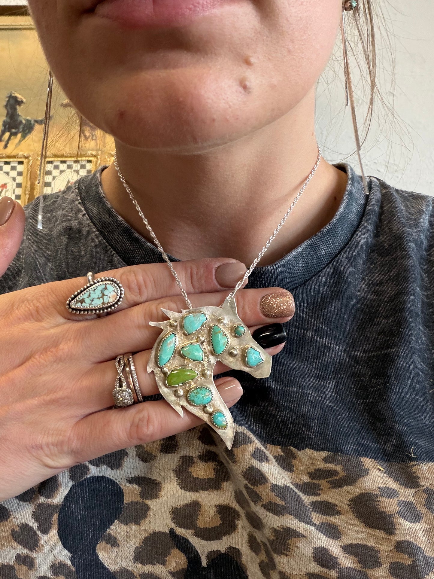 Horsin Around Necklace