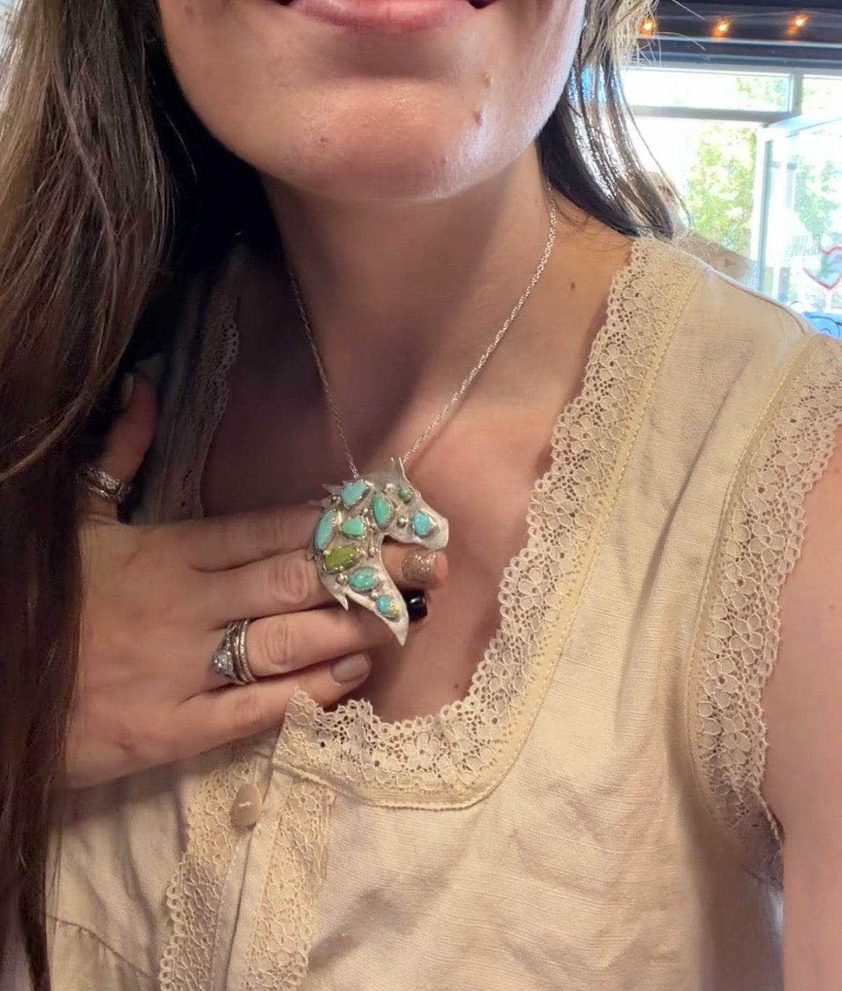 Horsin Around Necklace