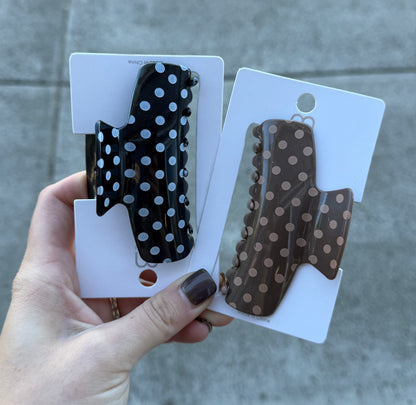 Polka Dot Hair Clip