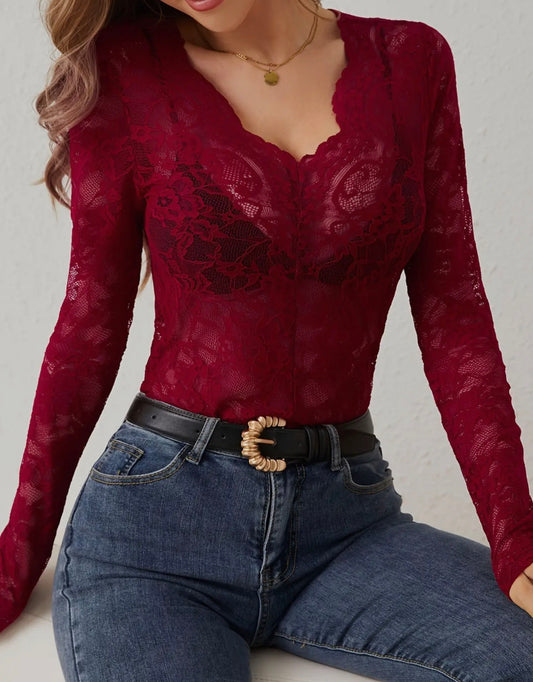 Floral Lace Top
