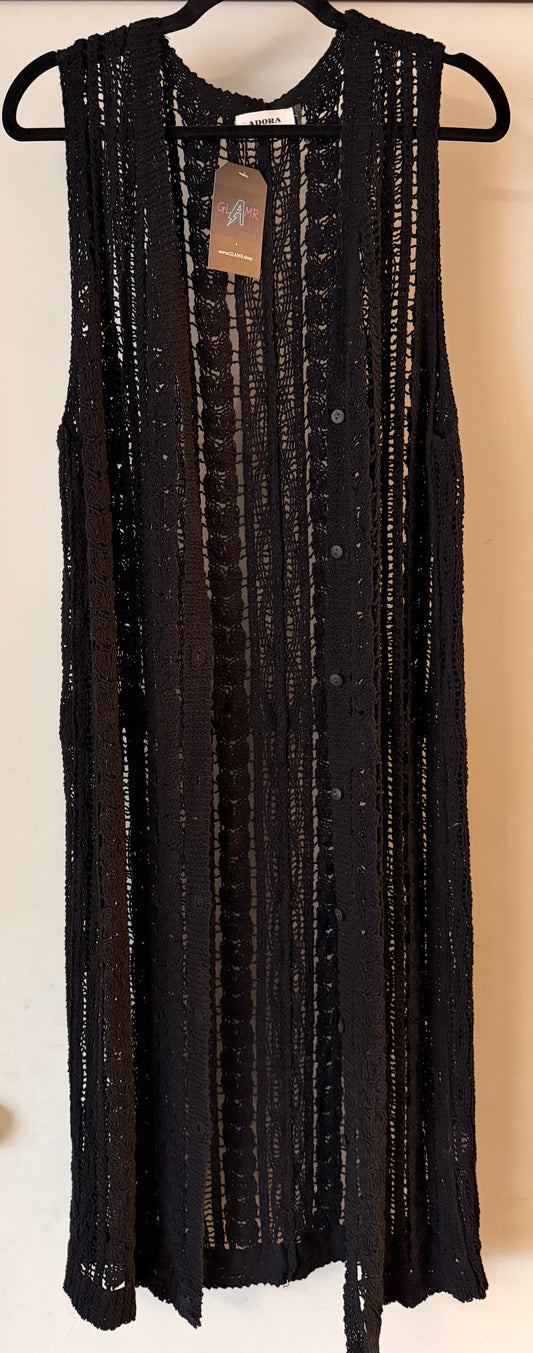 Crochet Long Vest