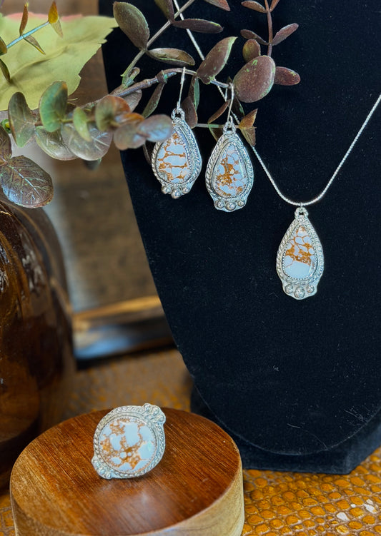 Wild Horse Sterling Silver Set