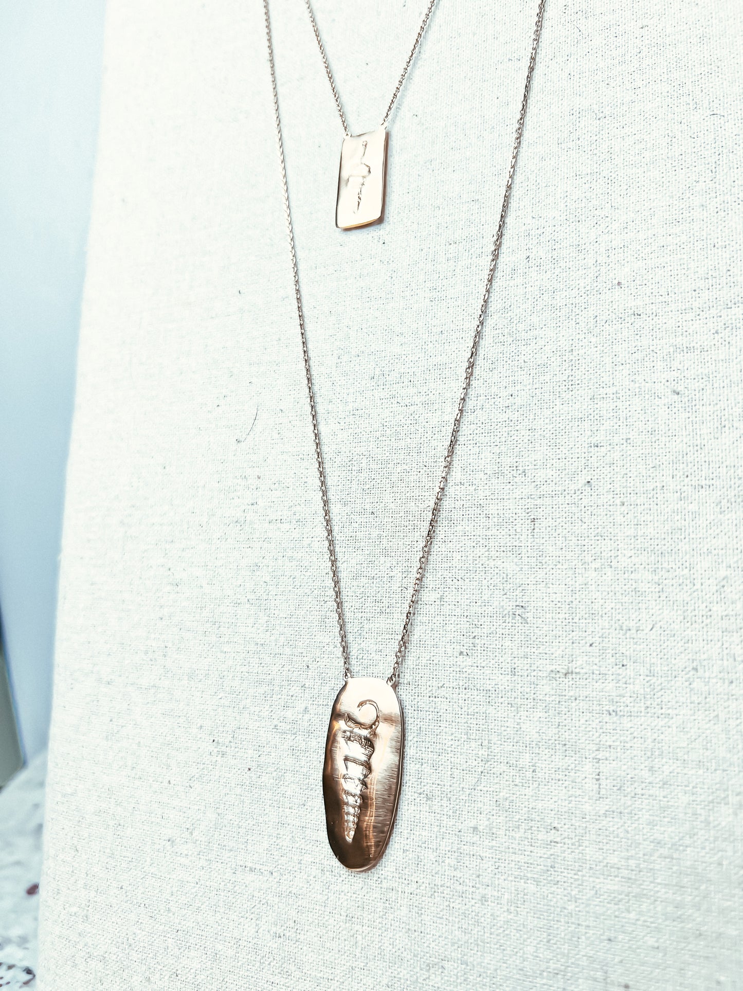 Fossil imprinted Necklace