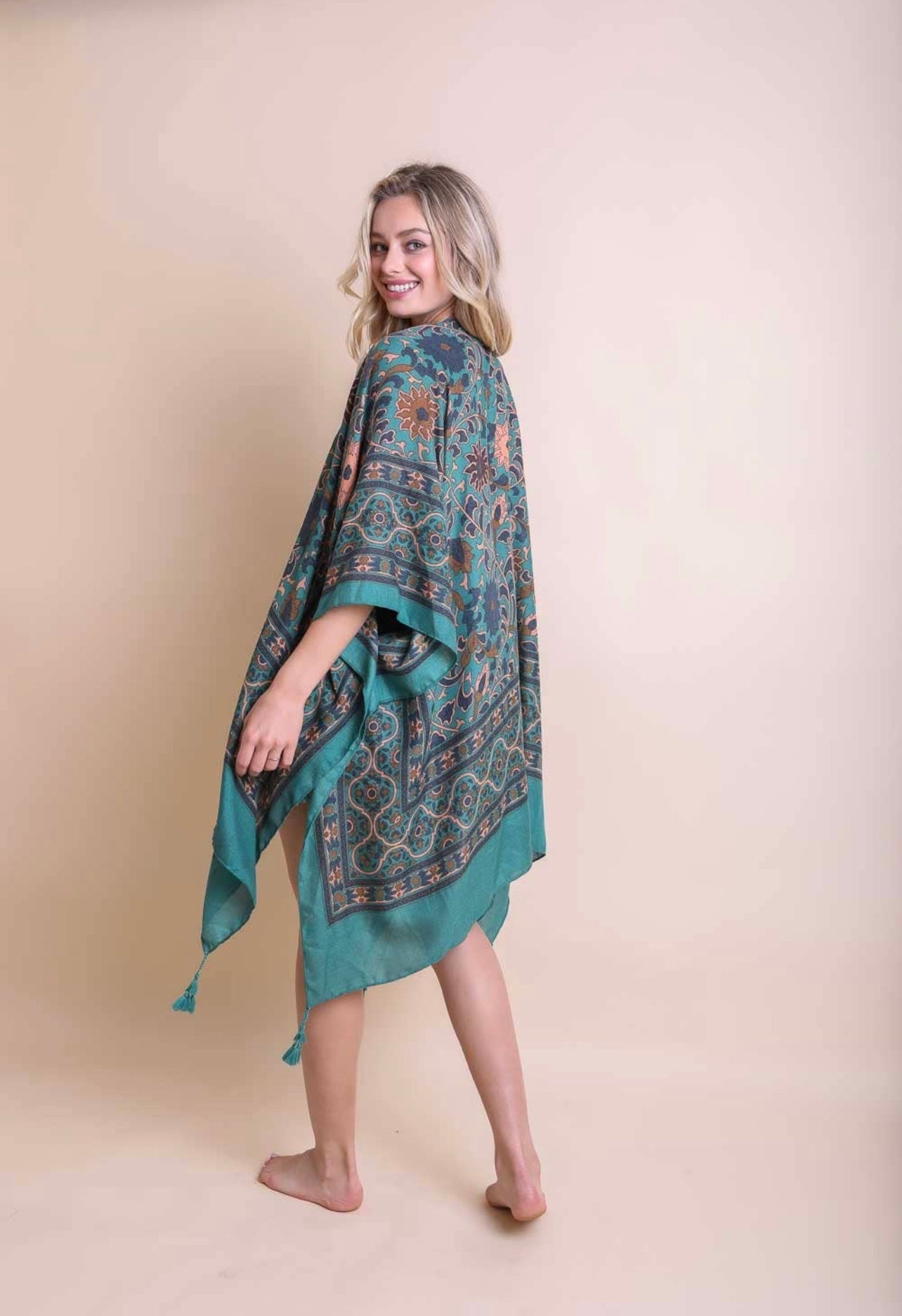 Touch of Morocco Tapestry Tassel Kimono