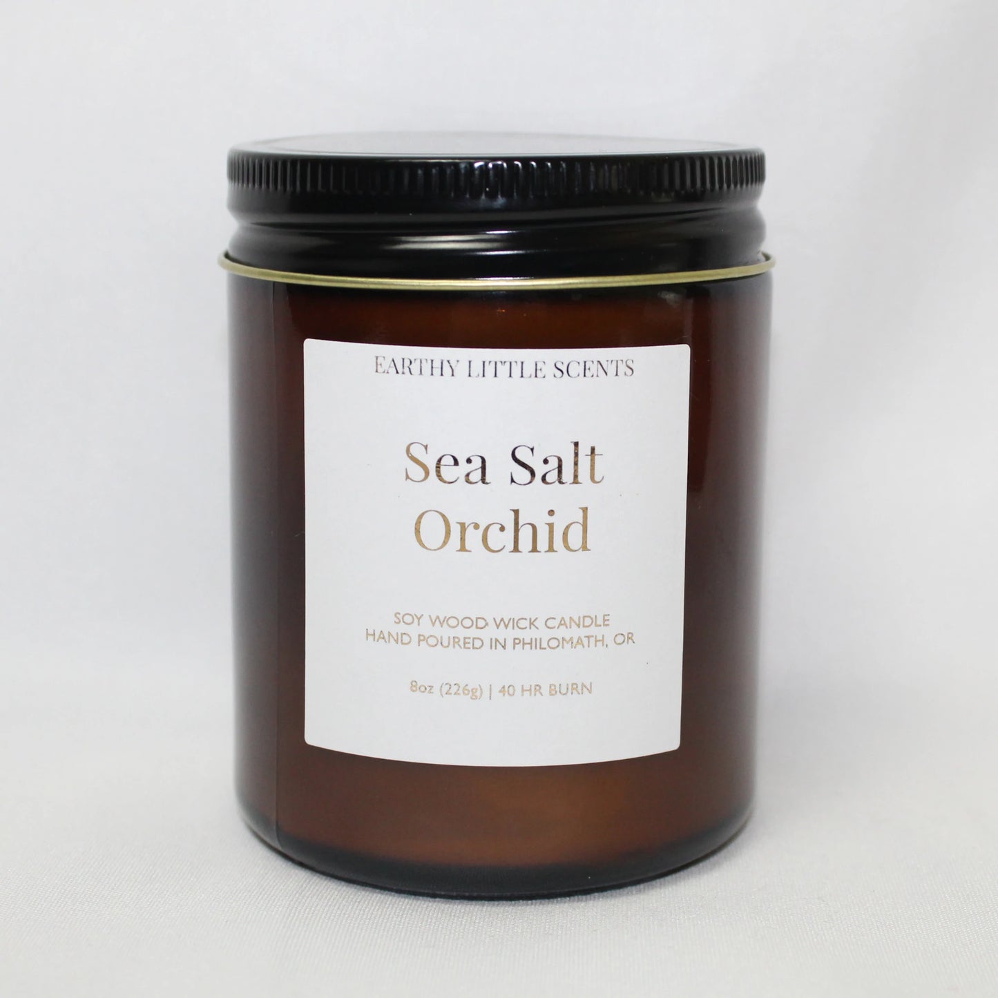 Sea Salt Orchid Soy Wood Wick Candle