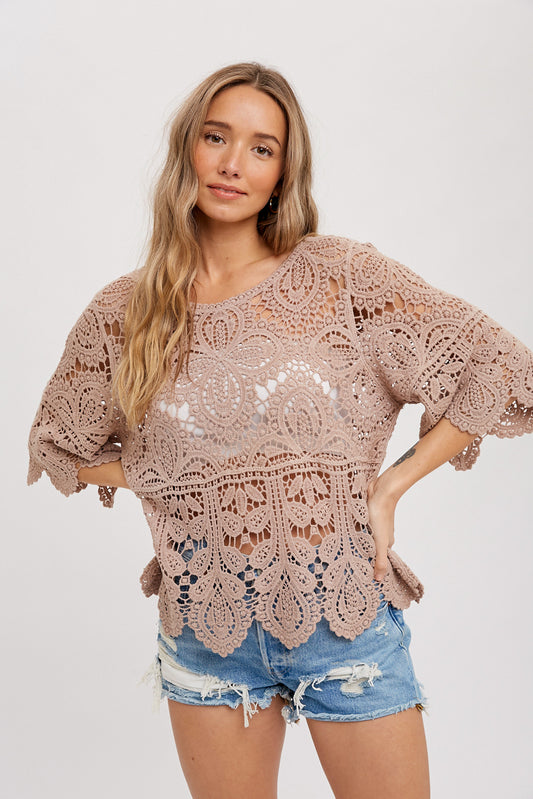 Crochet the Day Top (Latte)