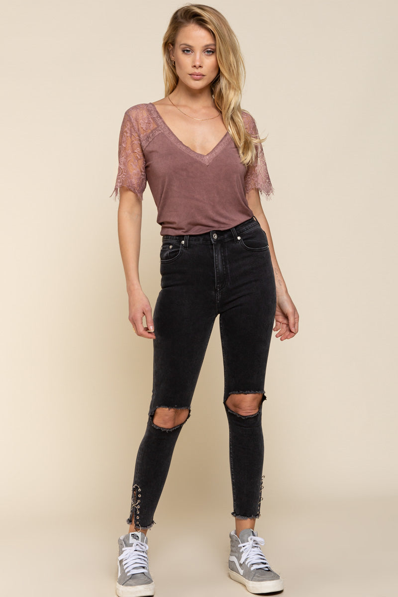 Sweetheart Confessions Lace Top