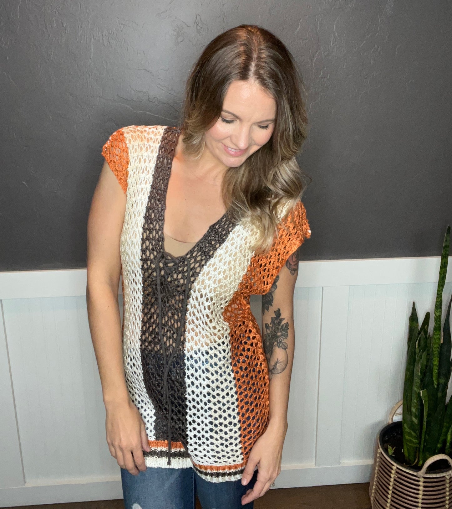 Woodstock Knit coverup