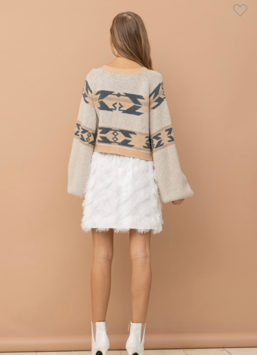 “Sands of Fate,” Cropped Cardigan