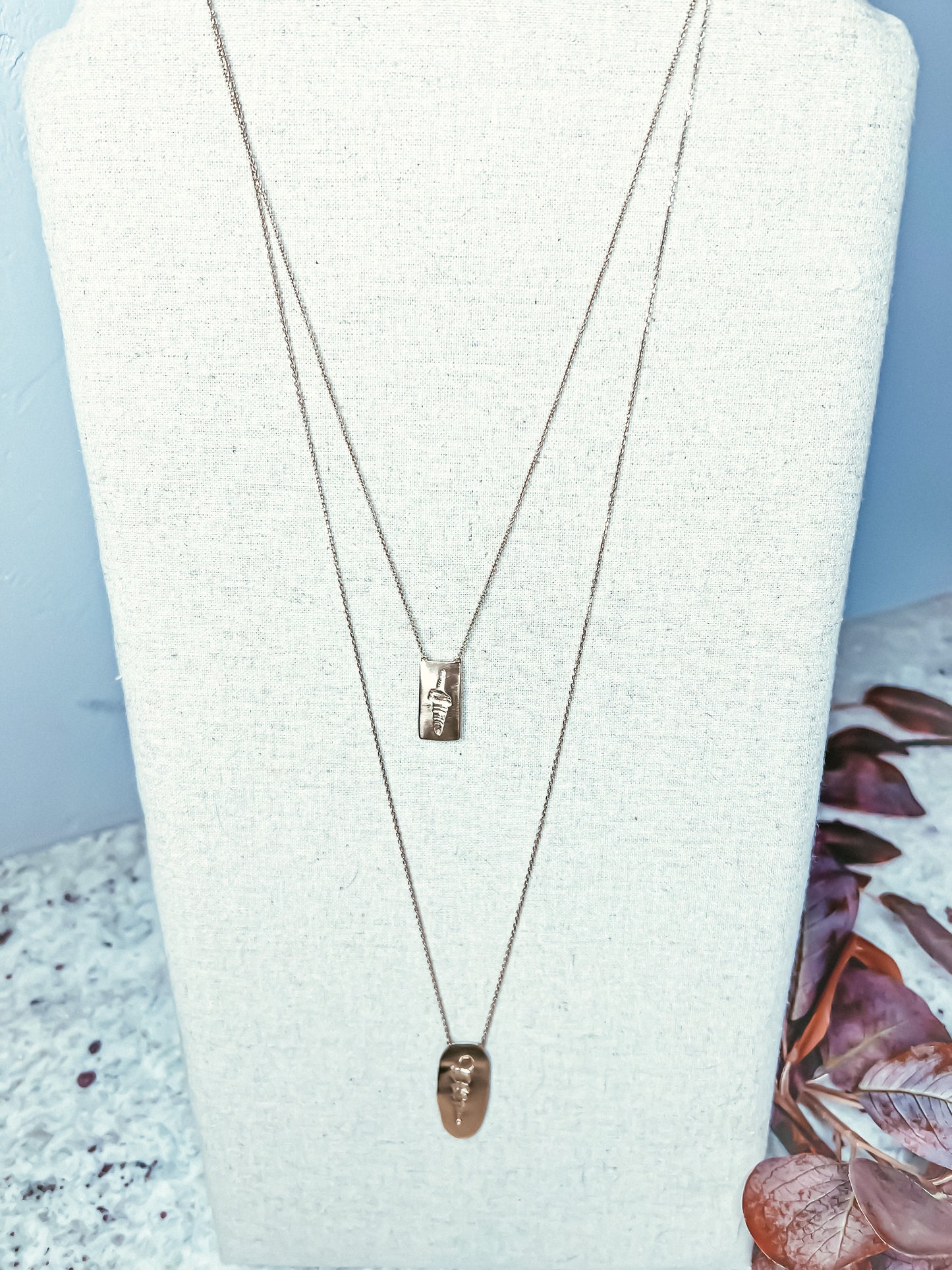 Fossil imprinted Necklace
